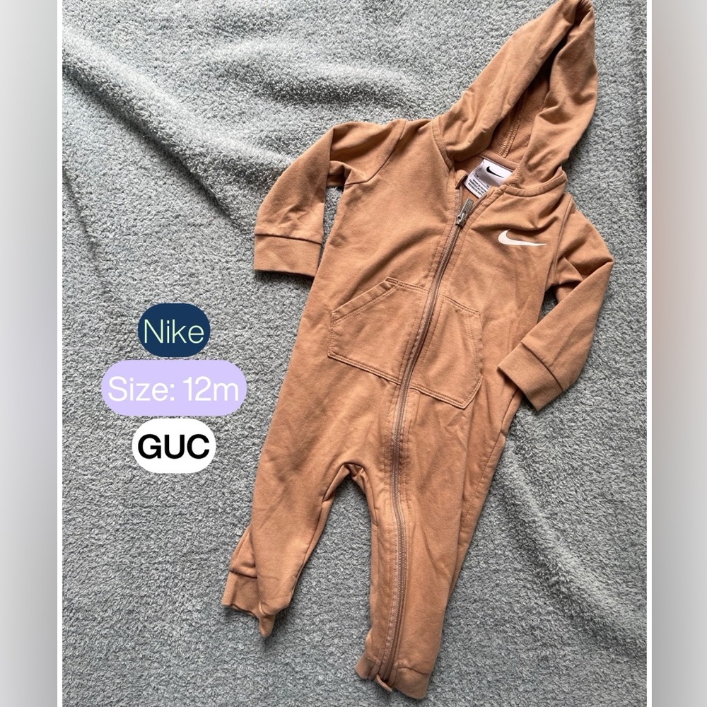 Nike Kids Tan One Piece - Picture 1 of 1